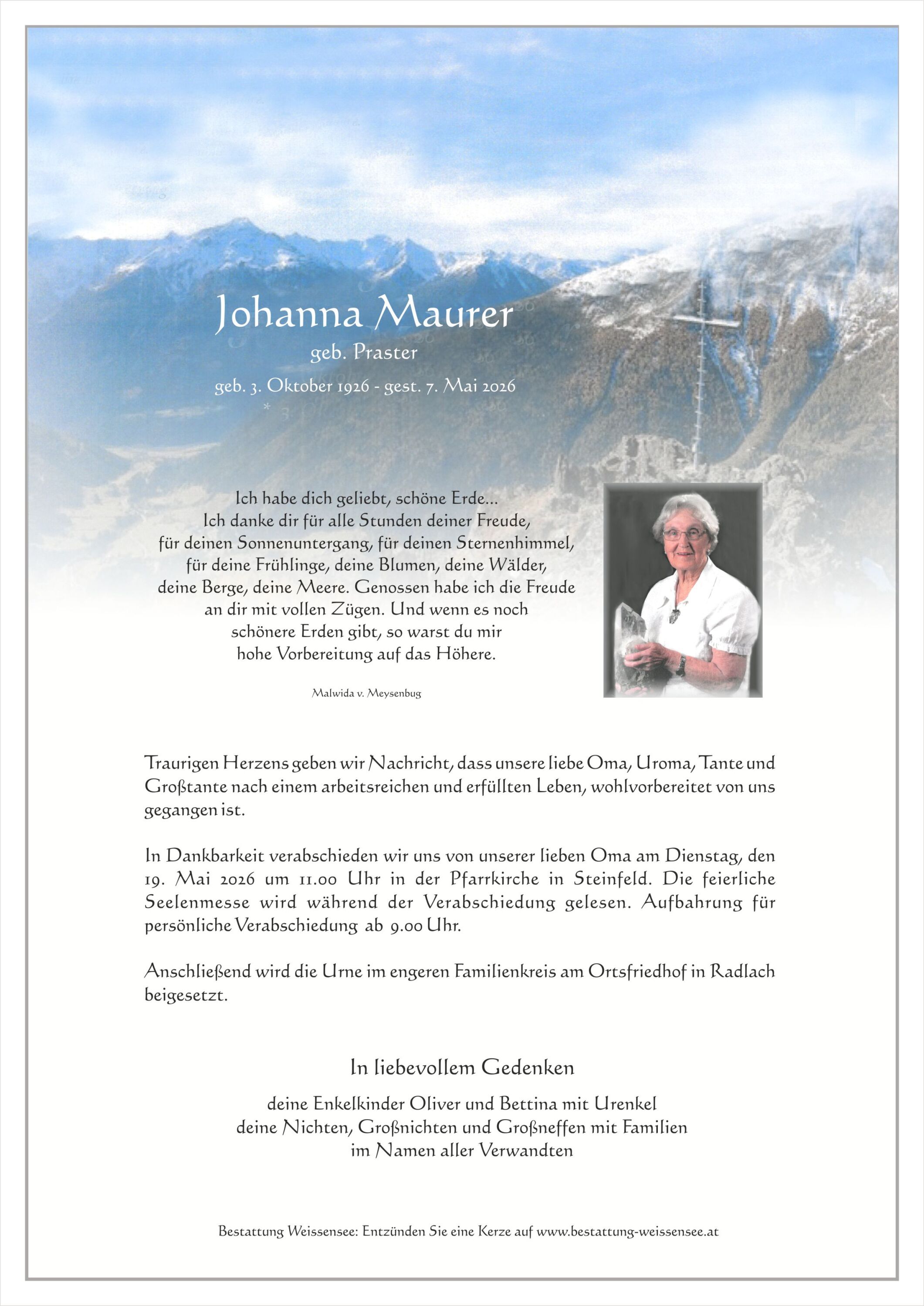 Johanna  Maurer